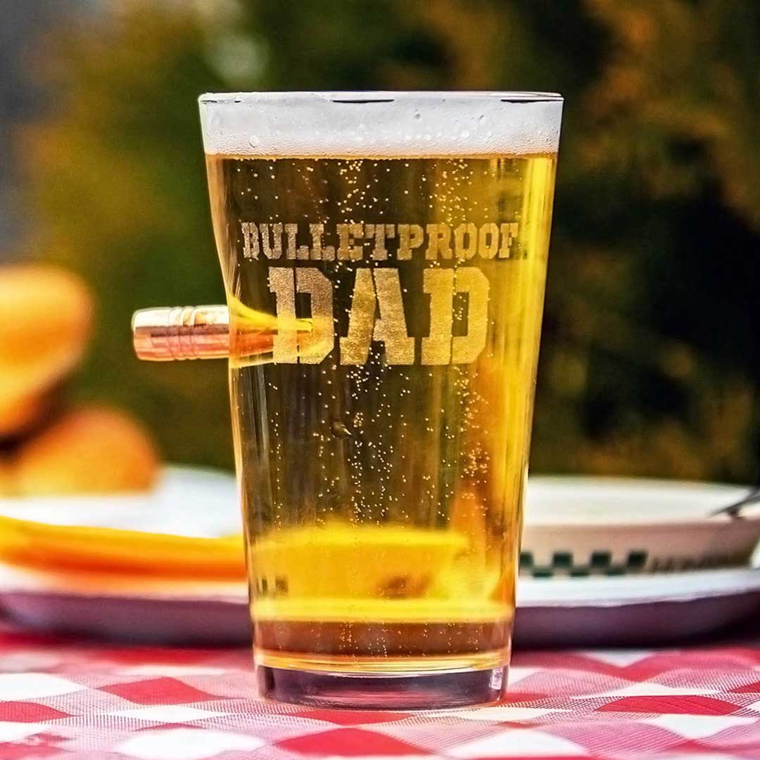Collection of "Bulletproof Dad" Glasses in a gallery layout